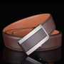 Men's Genuine Cow Leather Automatic Buckle Belt