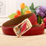 Women's Genuine Leather Automatic Dress Belt