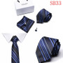 Men's Dress Tie & Cufflink Set