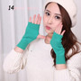 Women's Knitted Fingerless Stretch Mitten Glove