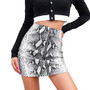 SNAKE PRINTED SKIRT