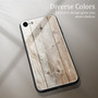 Wood grain tempered glass phone case For iPhone 11 Pro 7 8 6 6S plus Tempered Glass Case For iPhone X XS MAX 11 12 Pro XR cases