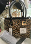 Leopard Print w Wallet Purse Bag