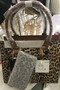 Leopard Print w Wallet Purse Bag
