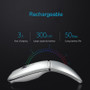 Folding Mouse Rechargeable Ergonomic Gaming Mouse