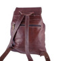 Vintage Style Women's Backpack - Handmade - Dark Brown