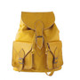 Vintage Style Women's Backpack - Handmade - Yellow