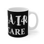 Cat Hair Don't Care Cat Funny Coffee Mug