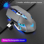 Gaming Mouse Wireless Bluetooth Rechargeable 3 Modes Ergonomic 7 Keys