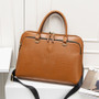 Business Women's Briefcase Bag Woman Split Leather Laptop Handbag