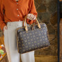 Womens Business Briefcase Bag Leather Laptop 14 Inch Handbag