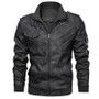 Casual Motorcycle PU Jacket Biker Leather Coats