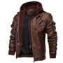 Casual Motorcycle PU Jacket Biker Leather Coats