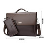 Leather Business  Briefcase  Laptop / High Quality Retro Tote Men's Bag