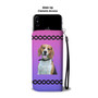 Beagle Phone Case Wallet - Pink