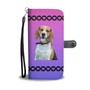 Beagle Phone Case Wallet - Pink