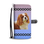 Cavalier King Charles Spaniel Phone Case Wallet - Pastel