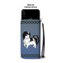 Japanese Chin Phone Case Wallet