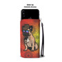 French Bulldog Phone Case Wallet - Orange