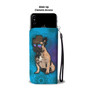French Bulldog Phone Case Wallet - Blue