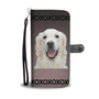 Golden Retriever Phone Case Wallet - Cream