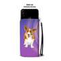 Corgi Phone Case Wallet - Purple