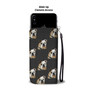 Bulldog Phone Case Wallet -English multi