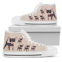 Cartoon Brown Chihuahua Shoes