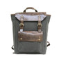 High Quality Canvas Leather Unisex Backpack