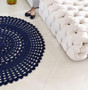 Unique Crochet rug -Crochet pattern-Room decor handmade rug carpet