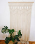 Boho Macrame Wall Hanging-Handmade Art-Woven Wall Hanging - Macrame Curtains