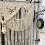 Boho Macrame Wall Hanging-Handmade Art-Woven Wall Hanging - Macrame Curtains