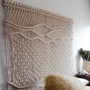 Boho Macrame Wall Hanging-Handmade Art-Woven Wall Hanging-Large Macrame Wall Hanging