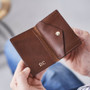 Fathers day Gift Leather Credit Card Holder Wallet