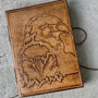 Handmade Eagle Brown Leather Journal