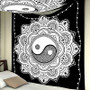 India Mandala Tapestry Wall Hanging Macrame Wall Cloth Tapestries Psychedelic Hippie Night Sky Moon Tapestry Mandala Wall Carpet