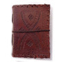 Vintage Leather Cover Journal Elephant Embossed Blank Diary Handmade Brown Notebook