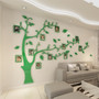 3D Wall Stickers Photo Frame Tree Wall Stickers DIY Wall Decor Livingroom Bedroom Decoration Poster