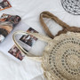 Vintage Rattan Handmade Straw Beach Bag