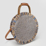 Fashion Round Straw Woven Beach Bag