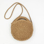 Handmade Rattan Woven Round Summer Beach Bag