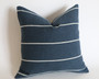 Outdoor Pillow Cover / Dark Blue Pillow Cover / Patio Pillow / Outdoor Cushion / Patio Decor / Pool Decoration / Coastal Pillow Cover