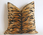 Tigre Pillow Cover / Animal Chenille Tigre Pillow / Hollywood Regency Pillow cover / Beverly Hills Hotel Pillow Cover