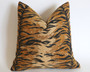 Tigre Pillow Cover / Animal Chenille Tigre Pillow / Hollywood Regency Pillow cover / Beverly Hills Hotel Pillow Cover