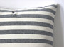 Navy Stripe pillow cover / Navy Cream 18x18 pillows & 9 other sizes / Blue pillow cover / Farmhouse Striped Pillow / French pillow Cover