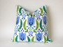 Dutch Tulip Pillow Cover, Decorative Throw Pillow Covers, Euro Pillow Sham 16 x 16, 18 x 18, 20 x 20, 22 x 22, 24 x 24, 26 x 26