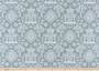 Light Blue Pagoda fabric by the Yard / Linen upholstery fabric / Linen Home Decor Fabric / Chinoiserie Upholstery Fabric / Asian Home Fabric