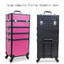 Ladies Multi-layer Large-capacity Cosmetic Case Box Nail Tattoo Rolling Luggage Bag Makeup Multi-function Trolley Suitcase