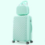 Fashion Cosmetic Bag Girl Students Trolley Case Travel Spinner Password Luggage Woman Rolling Suitcase