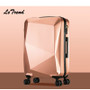 Letrend Unique Design  Women Suitcases Wheel Trolley Rolling Luggage Spinner Travel Bag Carry on Luggage password Hardside 20/24